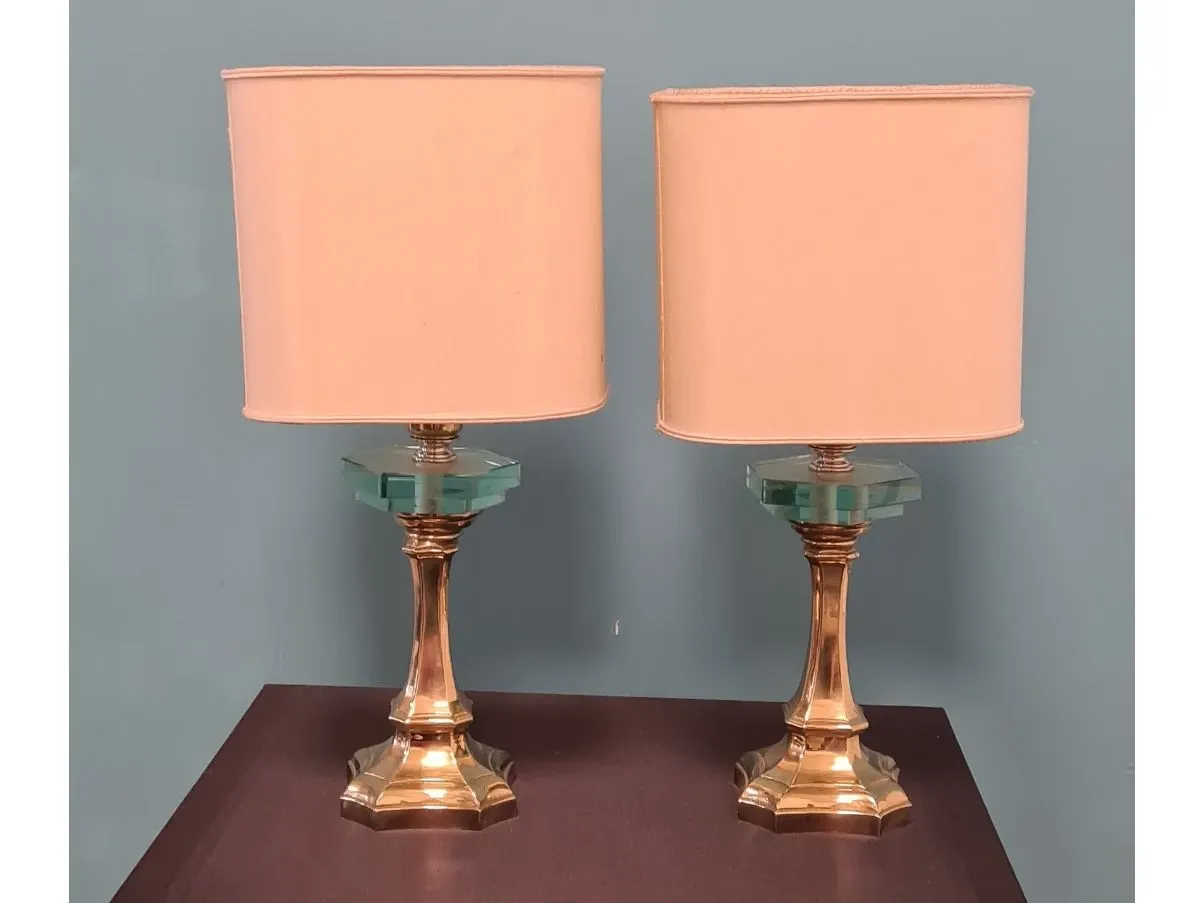 Set 2 lampade da tavolo vintage (anni '70), Lampart 2