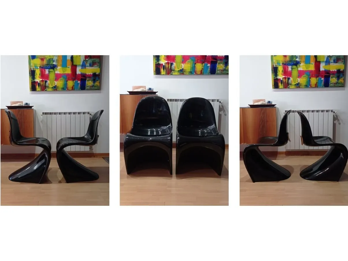 Set 2 sedie Panton vintage (anni'80), Vitra 9