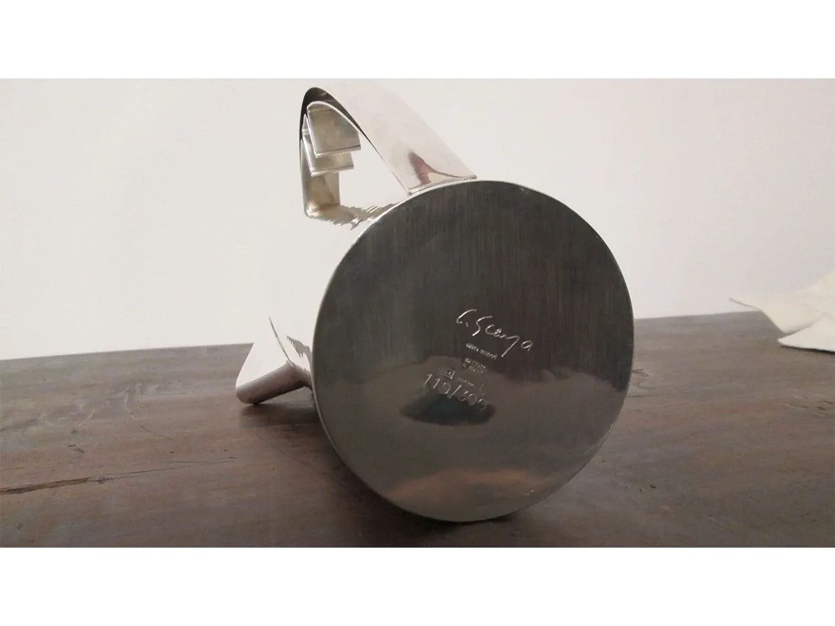 Carlo Scarpa carafe in gold and silver, Cleto Munari 5