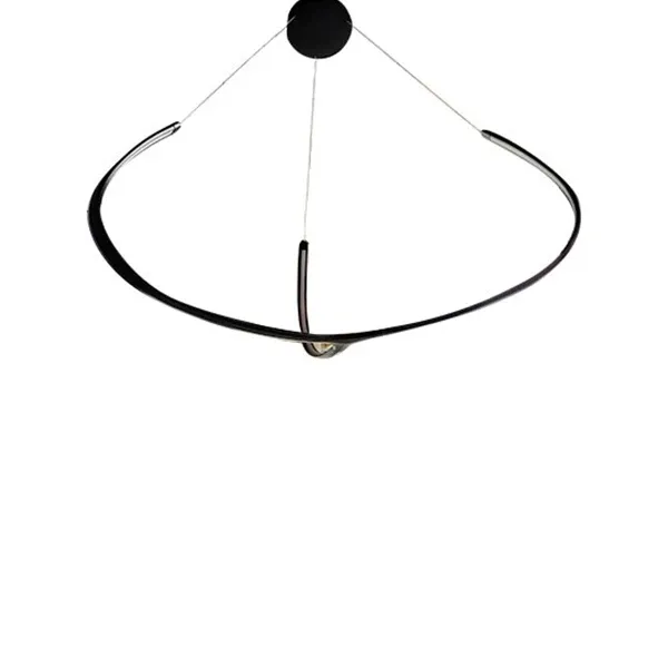 Alya suspension lamp in aluminum (black), Nemo image