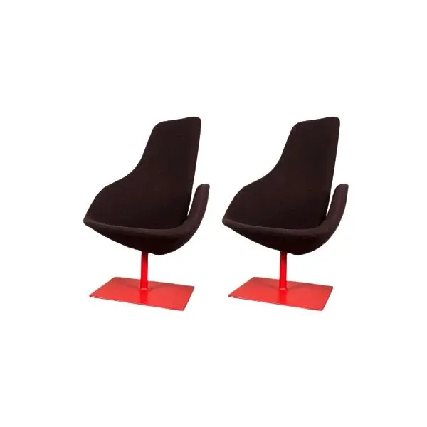 Set 2 poltrone Fjord di Patricia Urquiola, Moroso  