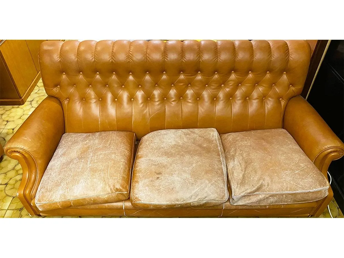 Bonnie 3 seater sofa in leather (brown), Poltrona Frau 3