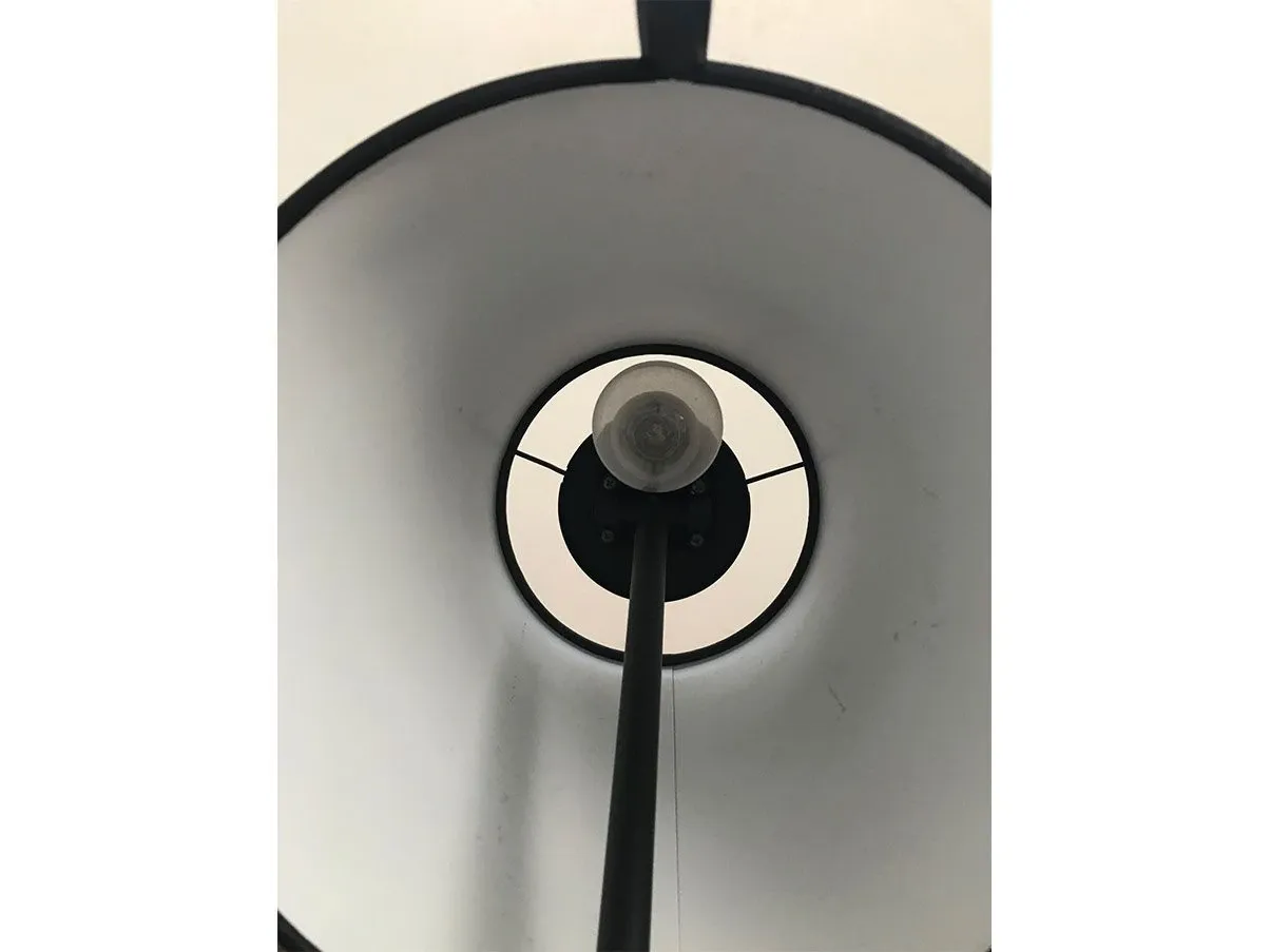 Lampada da tavolo Melampo regolabile in seta (nero), Artemide 