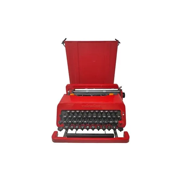 Vintage Valentine typewriter (1970s), Olivetti image