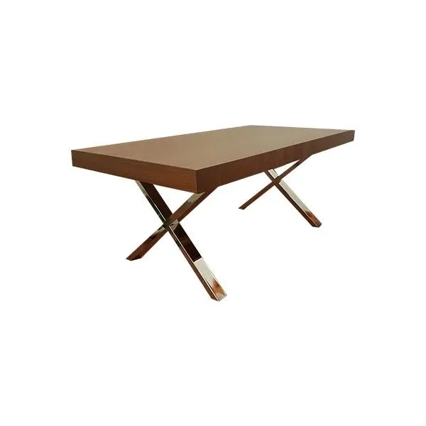 Axel extendable table with walnut top, Calligaris image