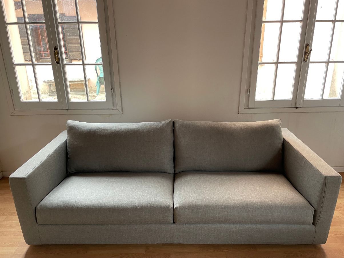 Sofa in gray fabric, Flexform  Main