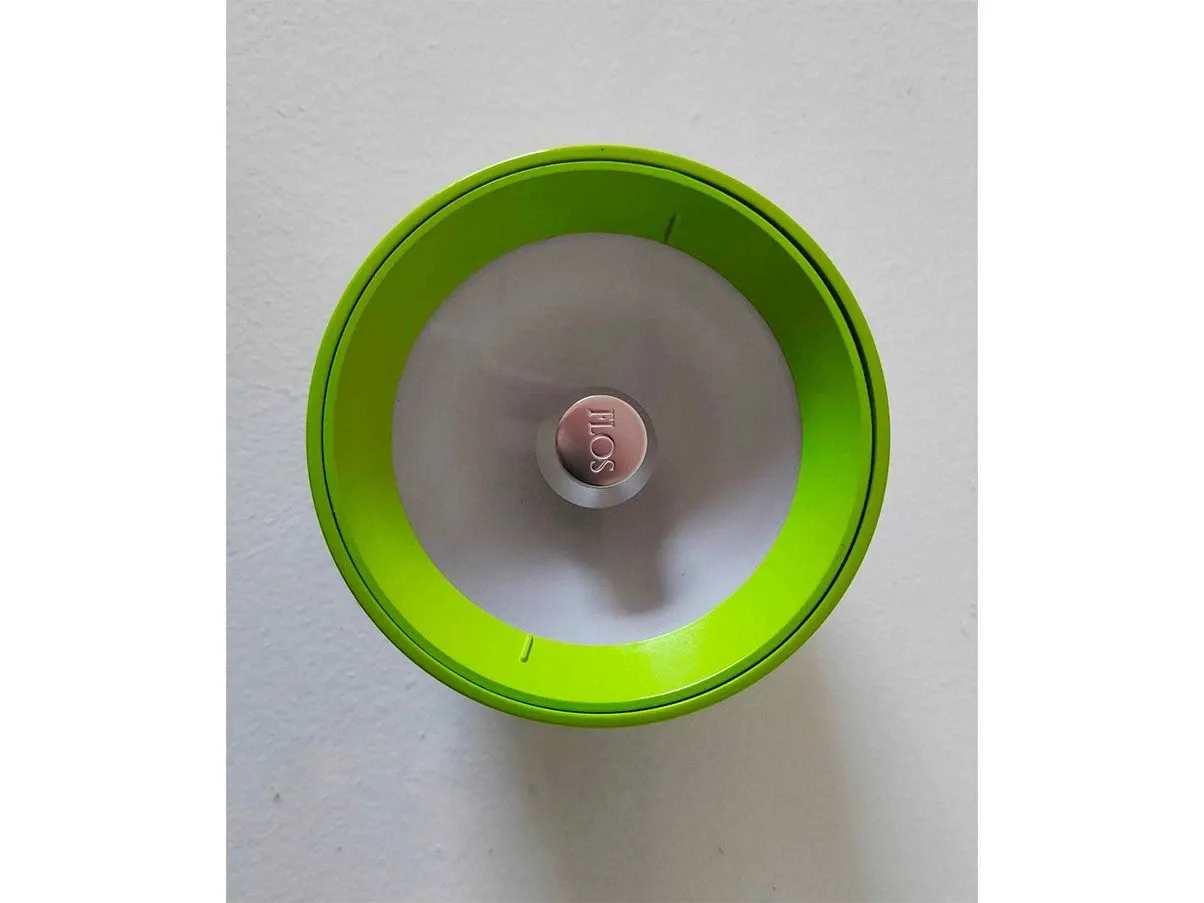 Lampada da soffitto Wan C/W in alluminio (verde), Flos 4