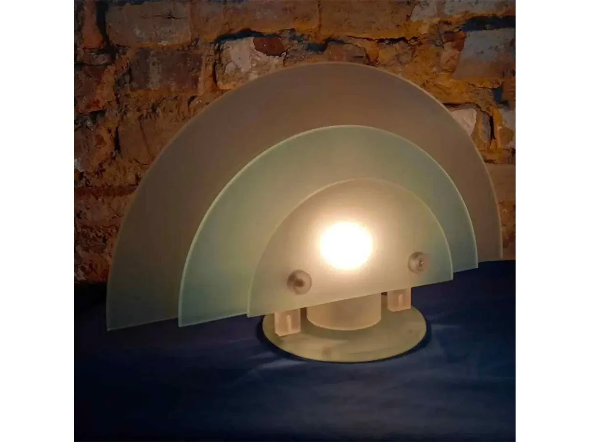 Lampada da tavolo anni '80 Nuvola, Bilumen 7