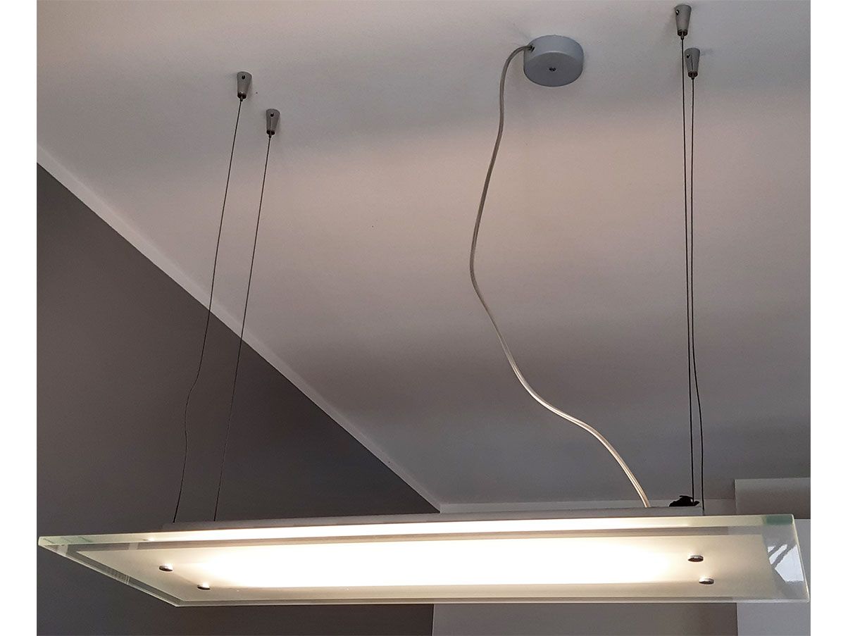 Quadra lampada da soffitto