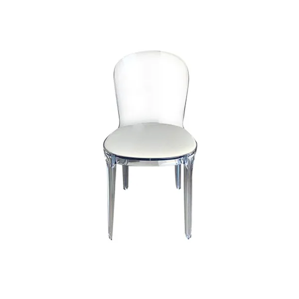 Sedia Vanity Chair in policarbonato e tessuto (bianco), Magis image