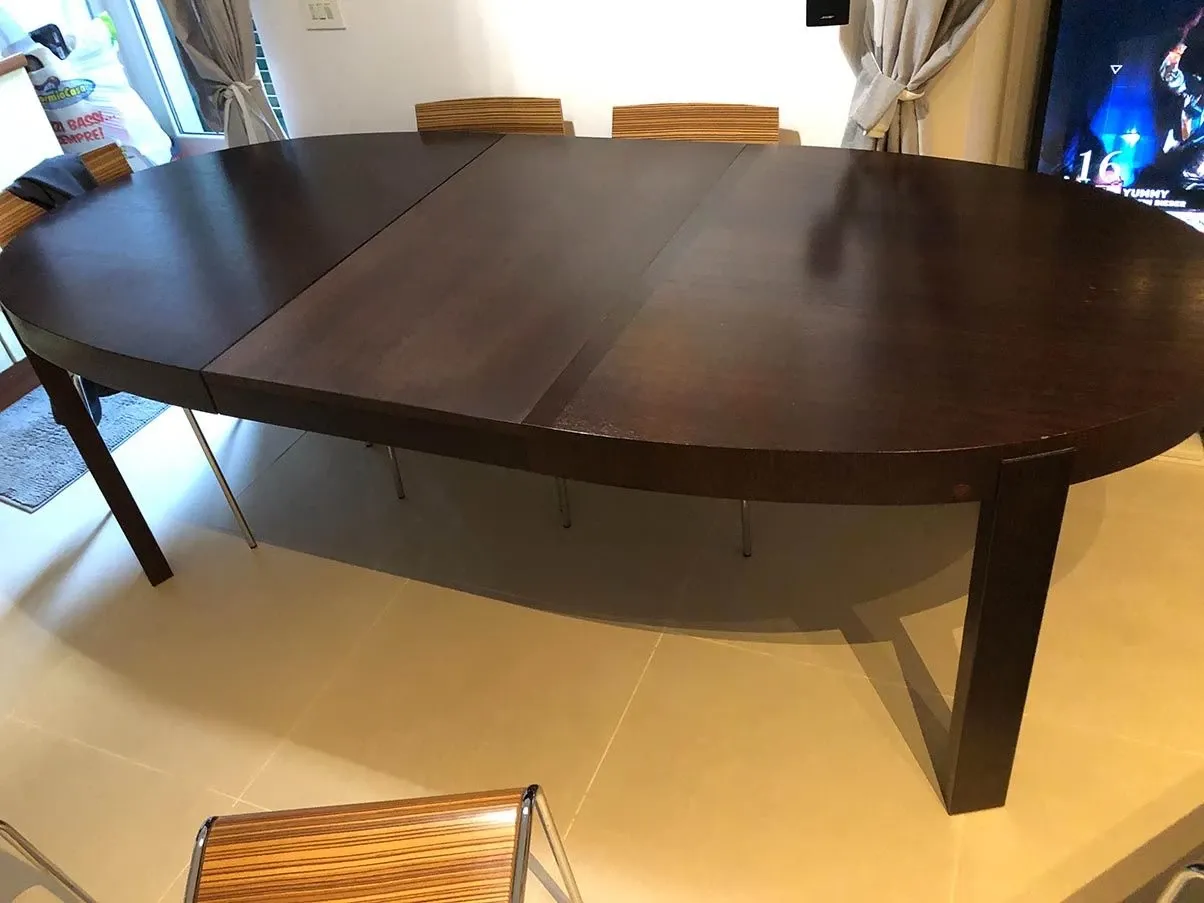 Tavolo ovale allungabile Atelier legno (marrone) 1