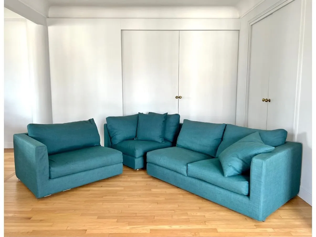 Divano Magnum componibile in tessuto, Flexform 4