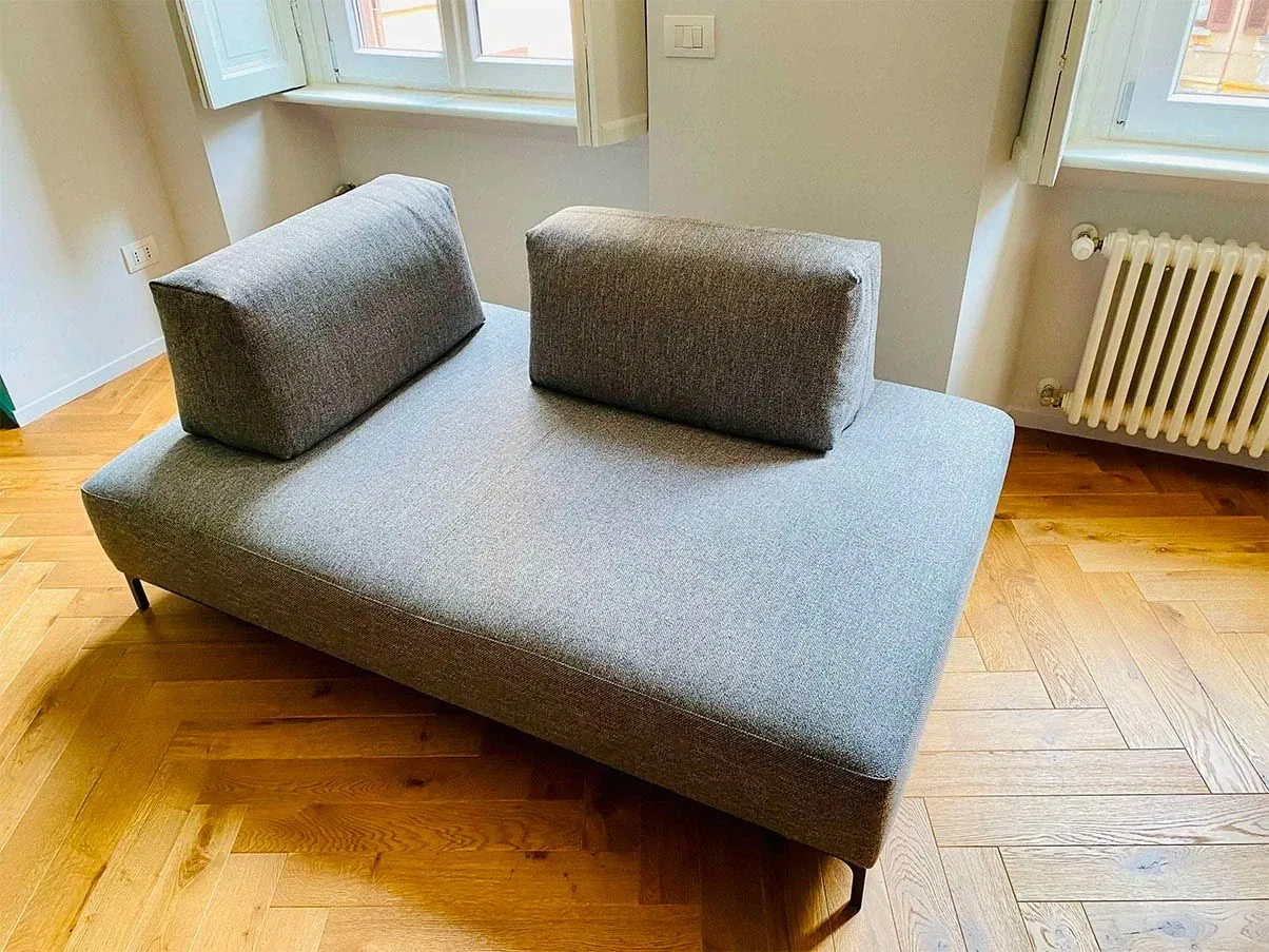 Sanders Air modular sofa in fabric (grey), Ditre Italia 3