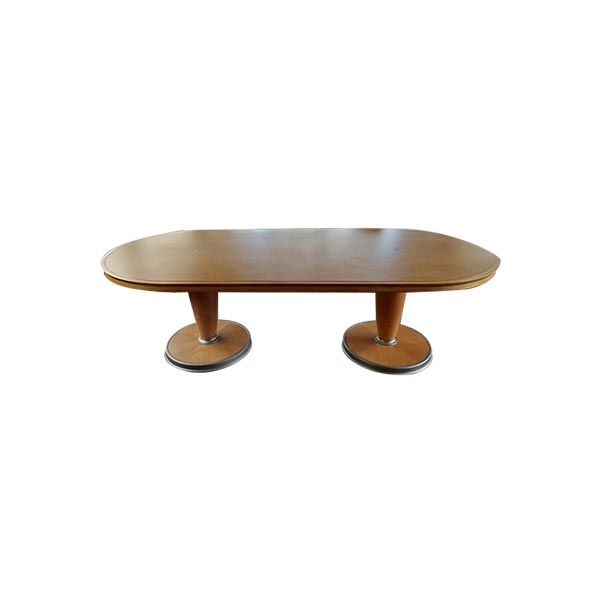 Isa oval table in maple wood, Giorgetti image