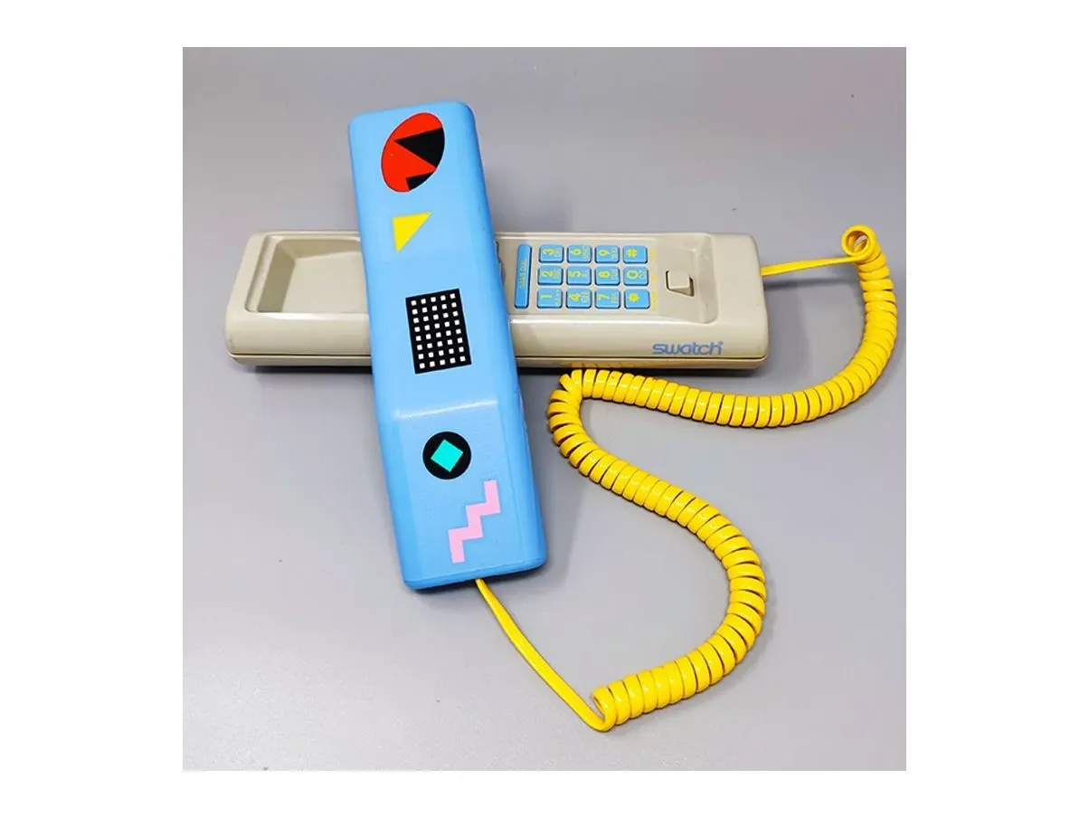Deluxe Vintage Telefon Bunt 80er Jahre 4