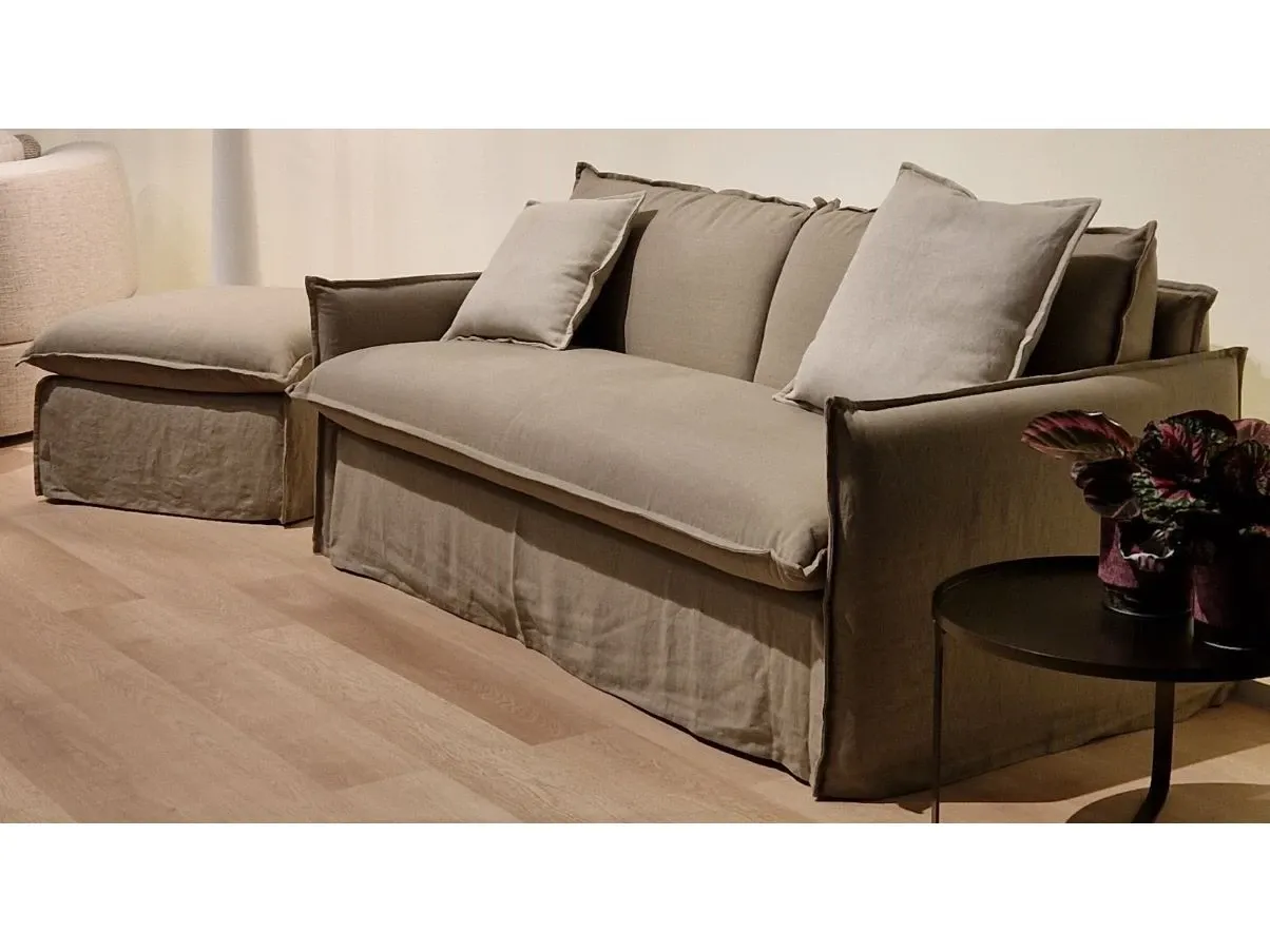 Divano letto Clarke con pouf, Milano Bedding 3