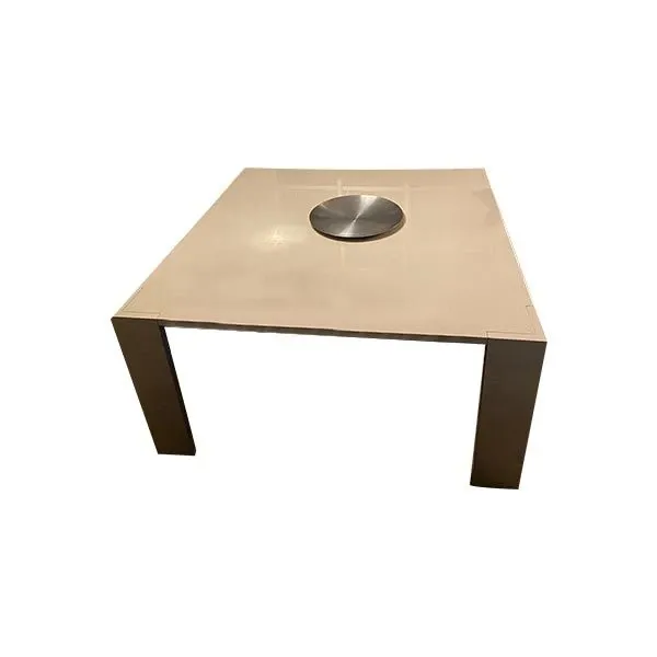 Tavolo quadrato in legno beige, Meridiani image