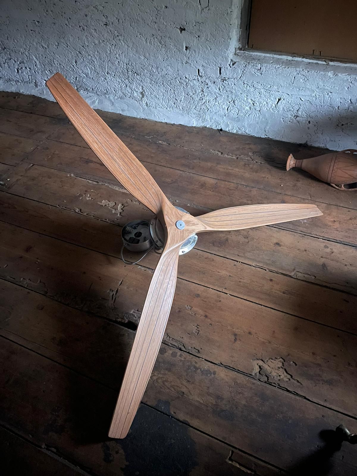 Ventilatore da soffitto 75W silenzioso 132 cm 100% legno - WIND WOOD - Create