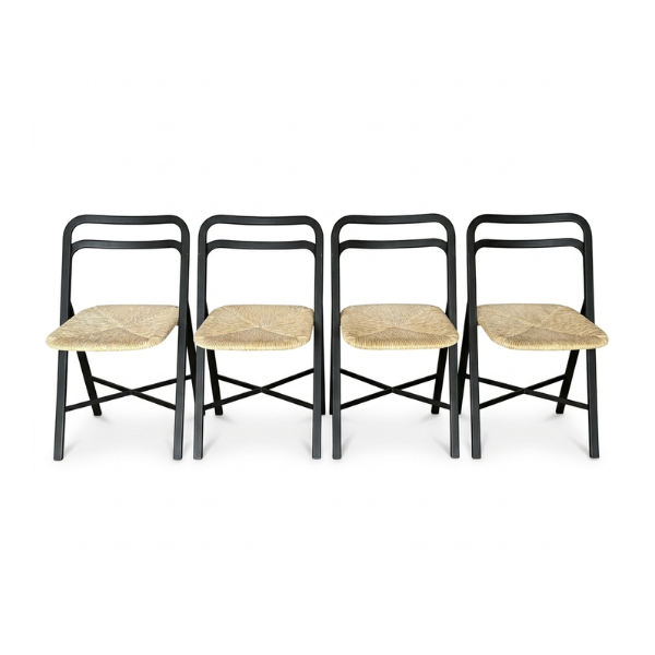 Set di 4 sedie pieghevoli Cidue (anni '70) image
