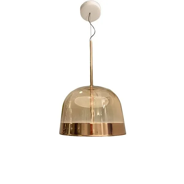 Equatore Large copper pendant lamp (LED), FontanaArte image