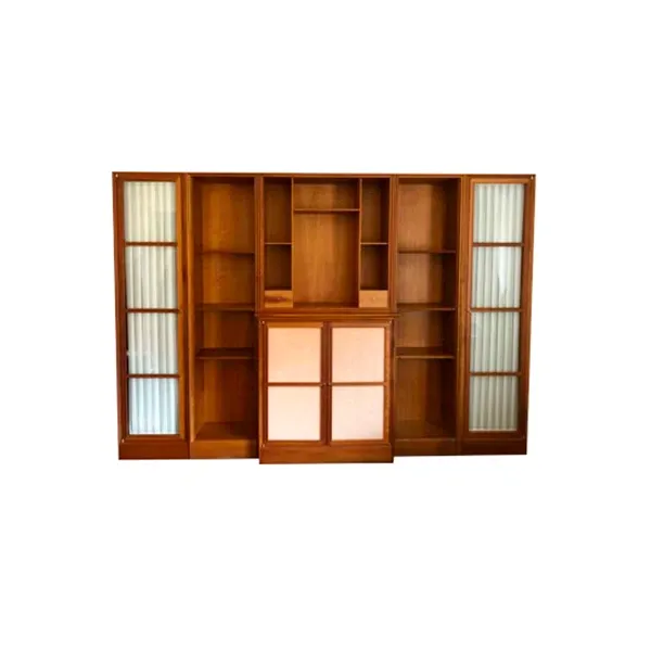 Work bookcase in solid cherry wood 3