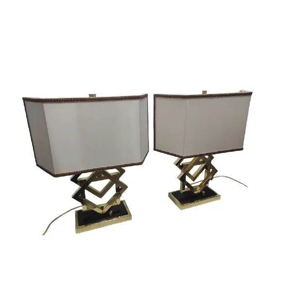 Set of 2 vintage table lamps (1970s), image