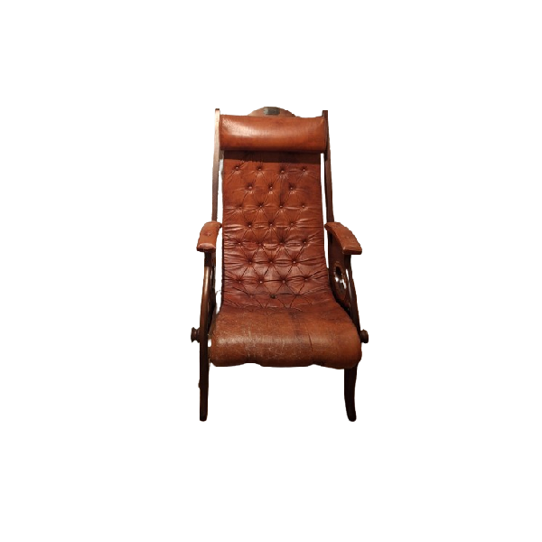 Vintage leather armchair, The Great Eastern Liverpool image