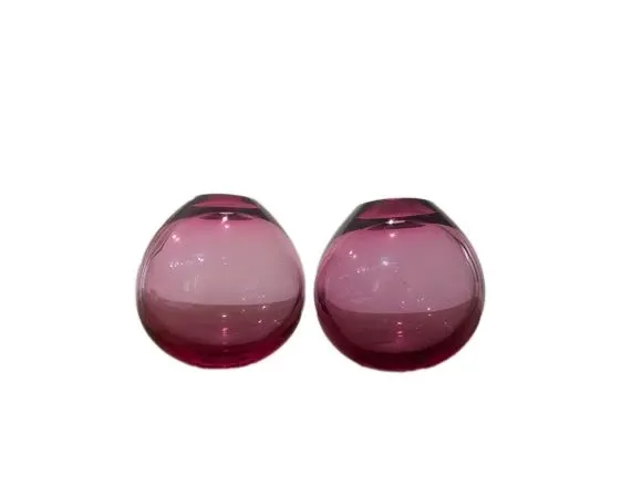 Set 2 glass vases, Cenedese image