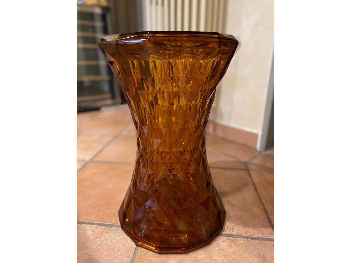 Stone low stool copper by Marcel Wanders, Kartell Main