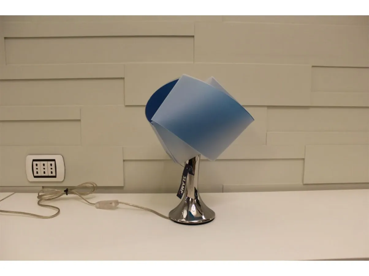 Lampada da tavolo Gemmy in materiale plastico (blu), Slamp 