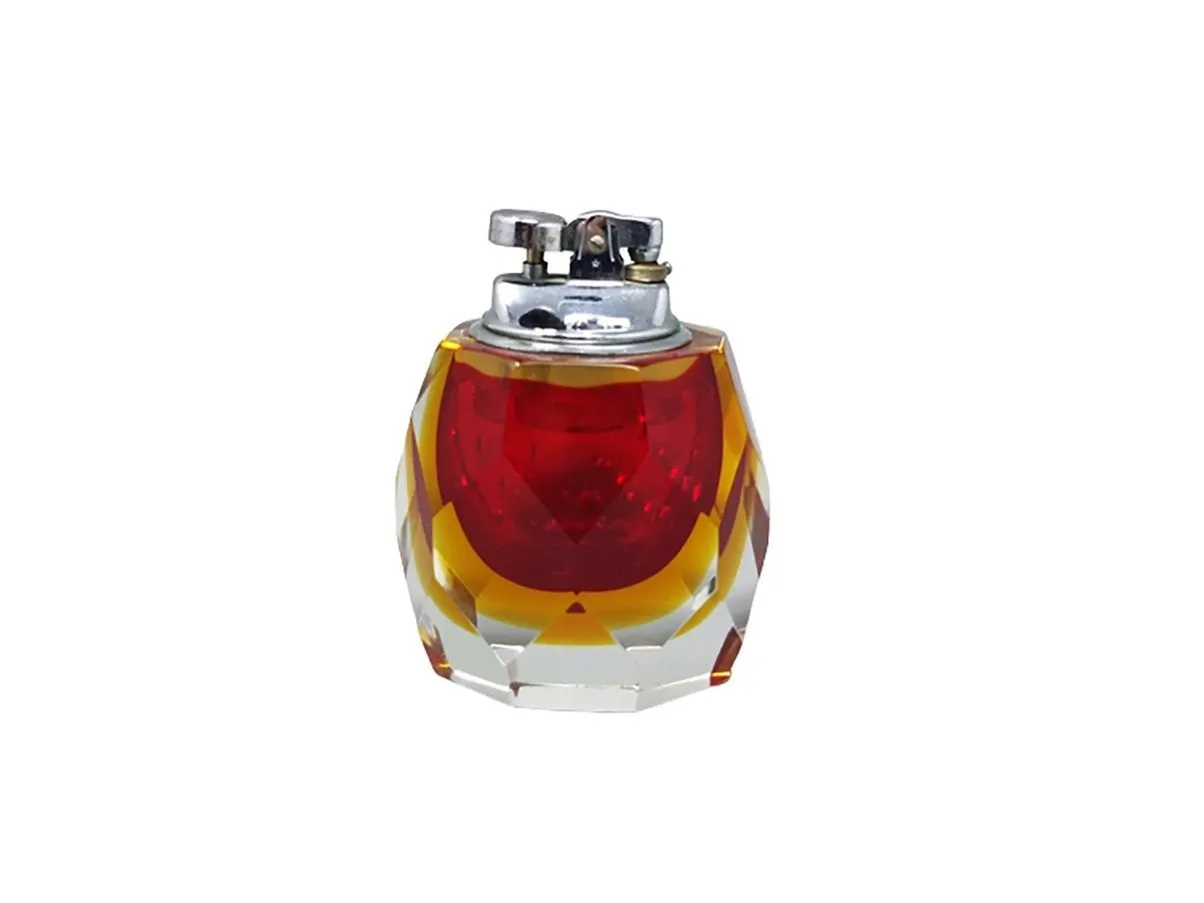 Vintage Murano glass table lighter, Seguso image