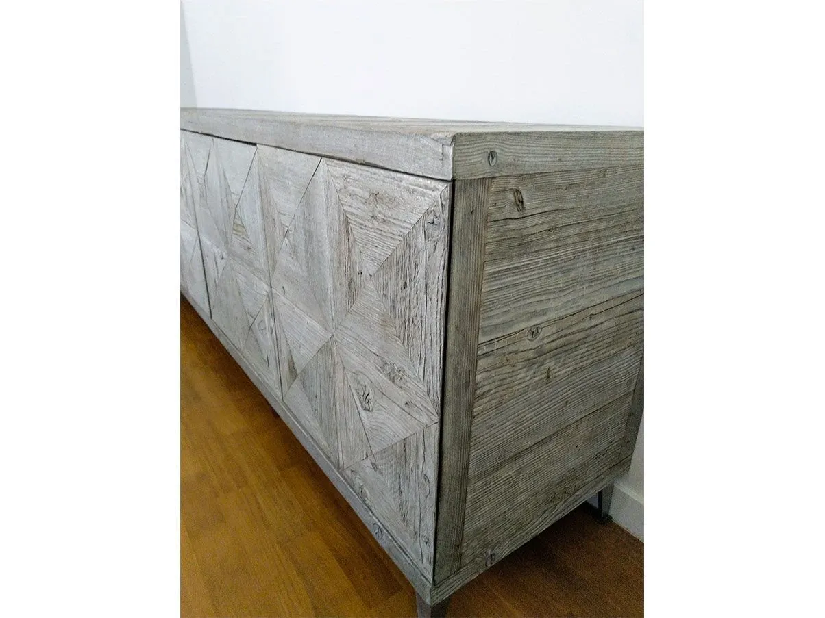 Sideboard DB003987 in pine wood (grey), Dialma Brown 
