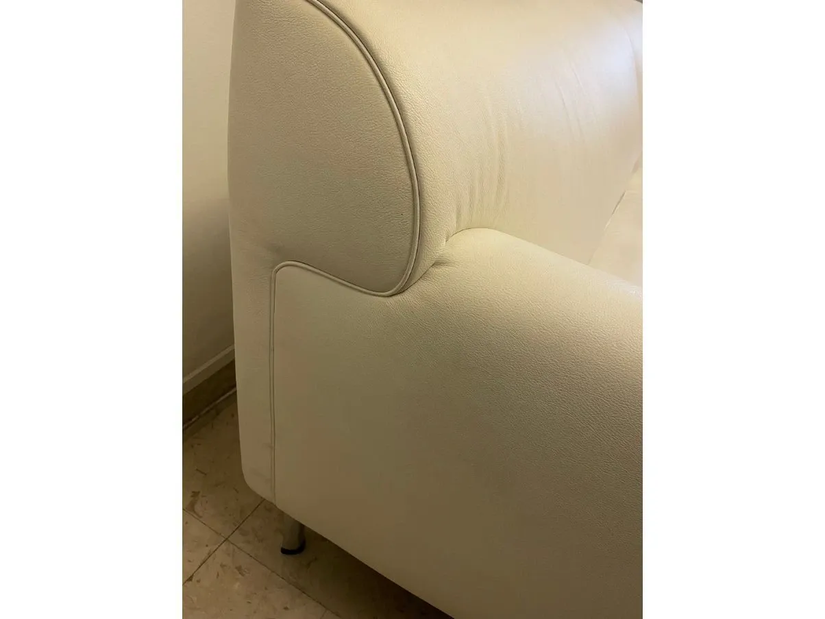 Divano 2 posti Eos bianco, Poltrona Frau 4