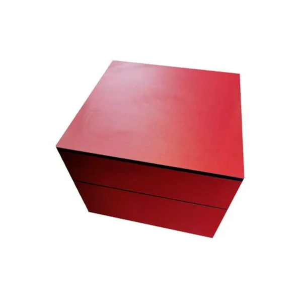 Juta bedside table in laminate (red), Flou image