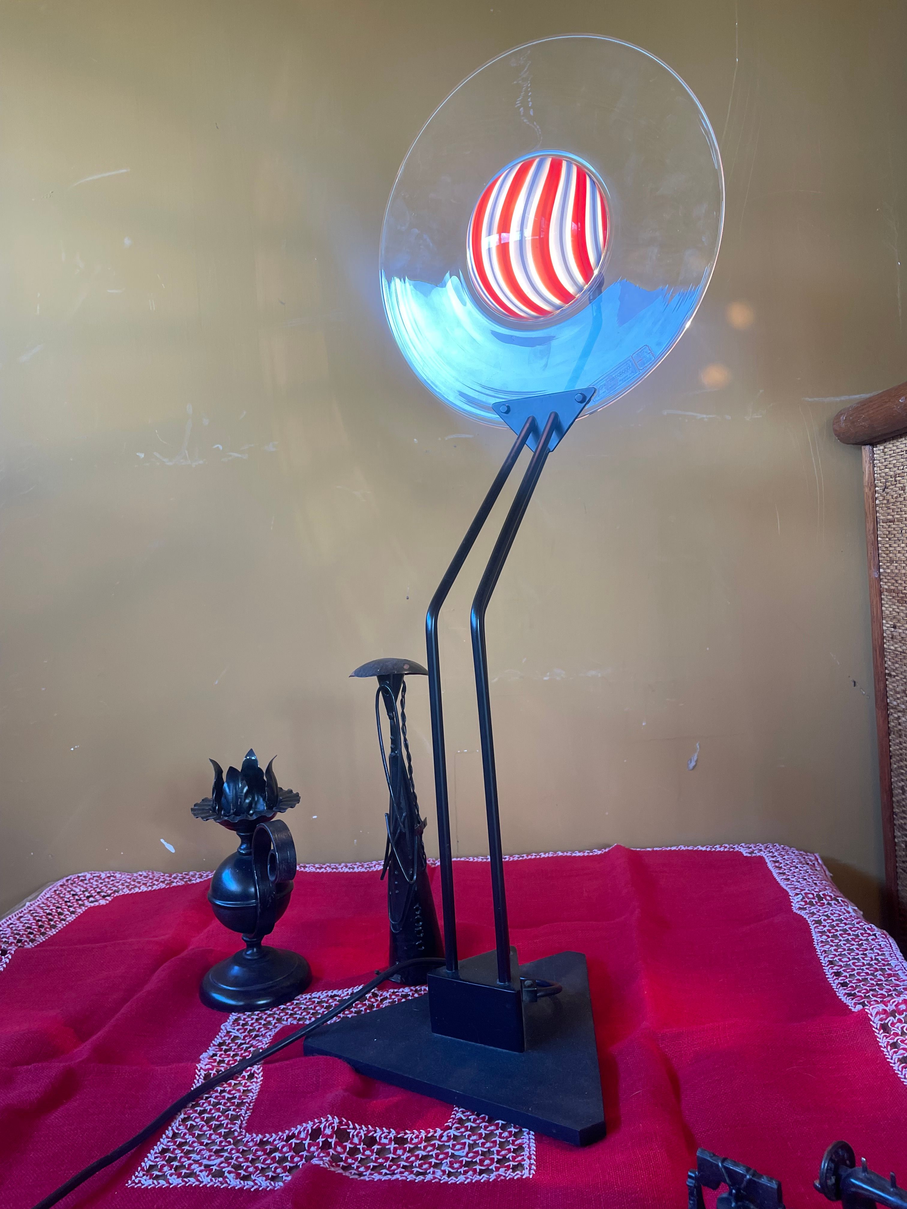 Effetre Murano Glas Tischlampe Side