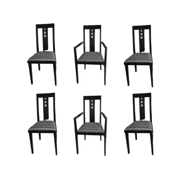 Set of 6 vintage 89 chairs (1980s), Thonet image