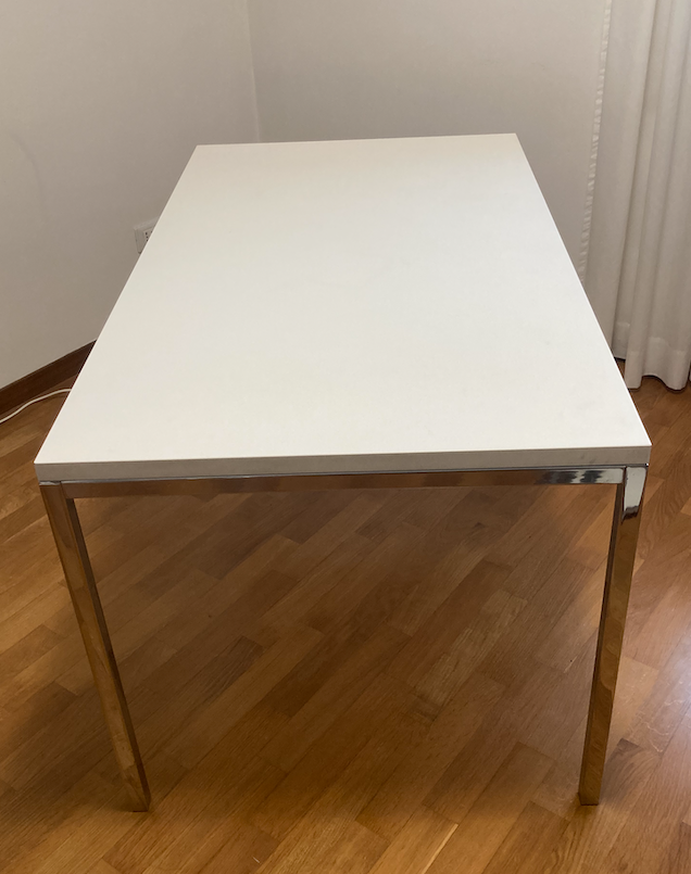 Mesa rectangular Florence Knoll vintage años 60 Details