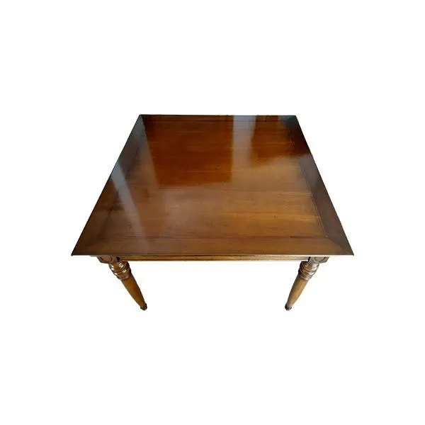 Extendable square wooden table, Le Fablier image