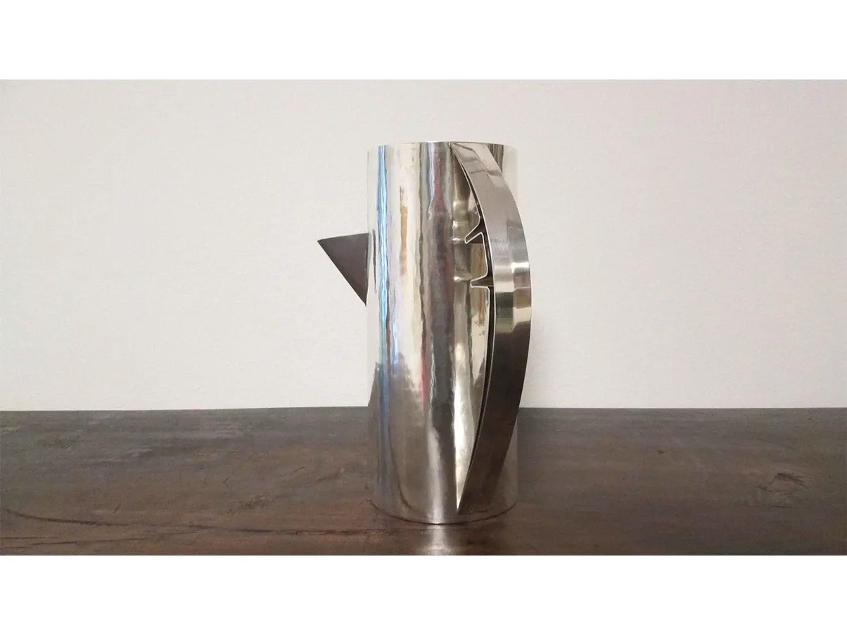 Carlo Scarpa carafe in gold and silver, Cleto Munari 4