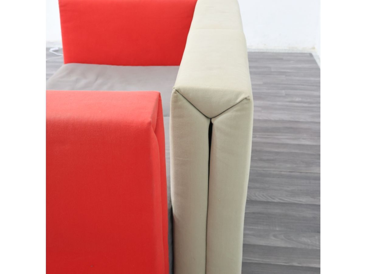 Uni-X Modulares Sofa von Carlo Forcolini & Gianfranchi (Vintage 1980er Design) Defects