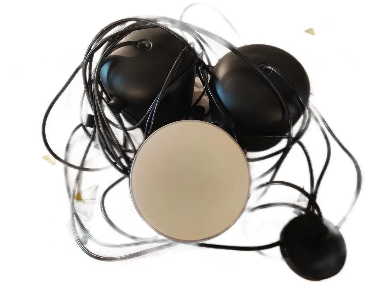 Lampada a sospensione Aim in alluminio (nero), Flos 2