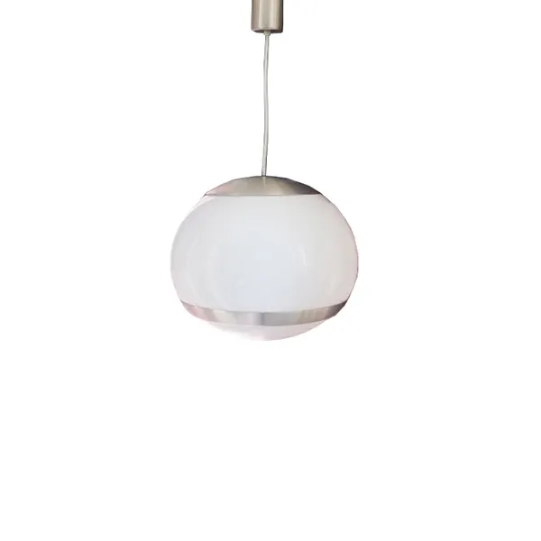 Lampada a sospensione vintage in alluminio (anni'60), Stilux 