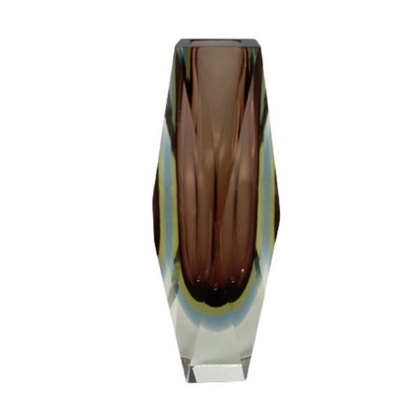 Murano glass vase (1960s) by Flavio Poli, Seguso image