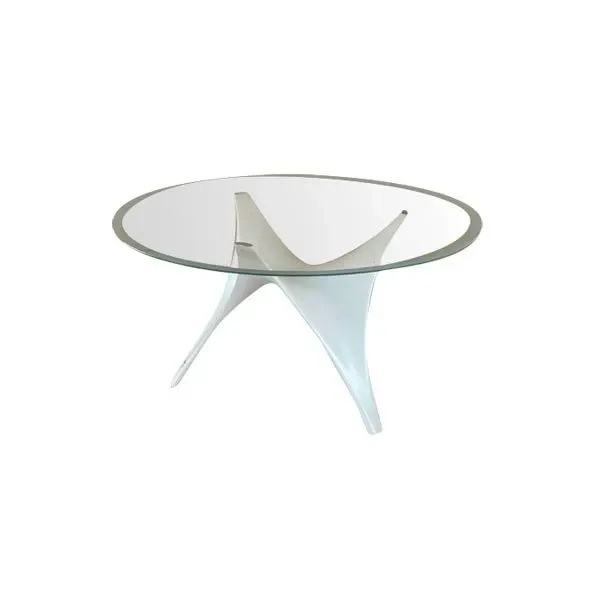 Arc round table with glass top, Molteni & C image