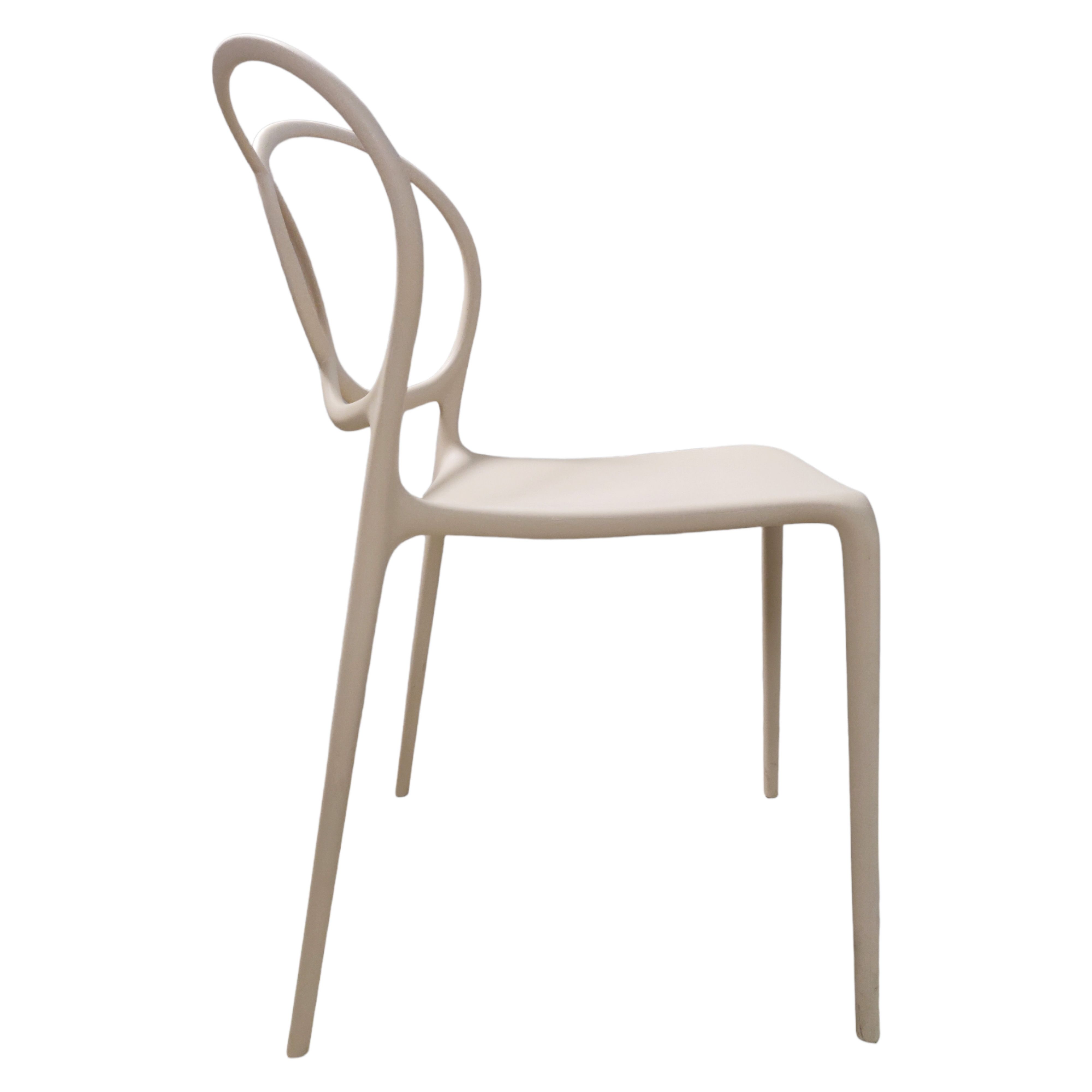 Set of 4 beige Sissi chairs, Driade