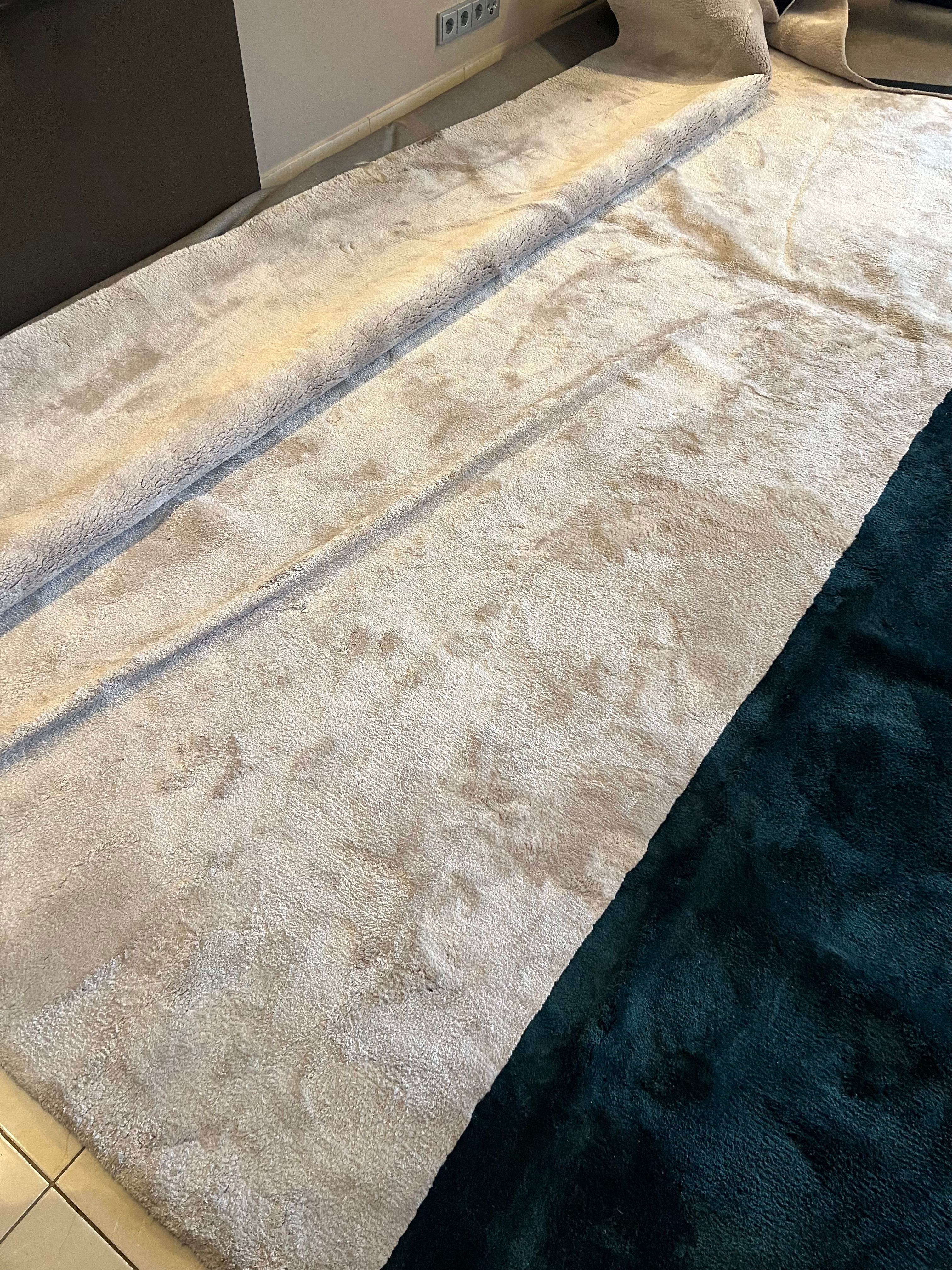 Tappeto rettangolare Dibbets Flag colore Titanium  Front