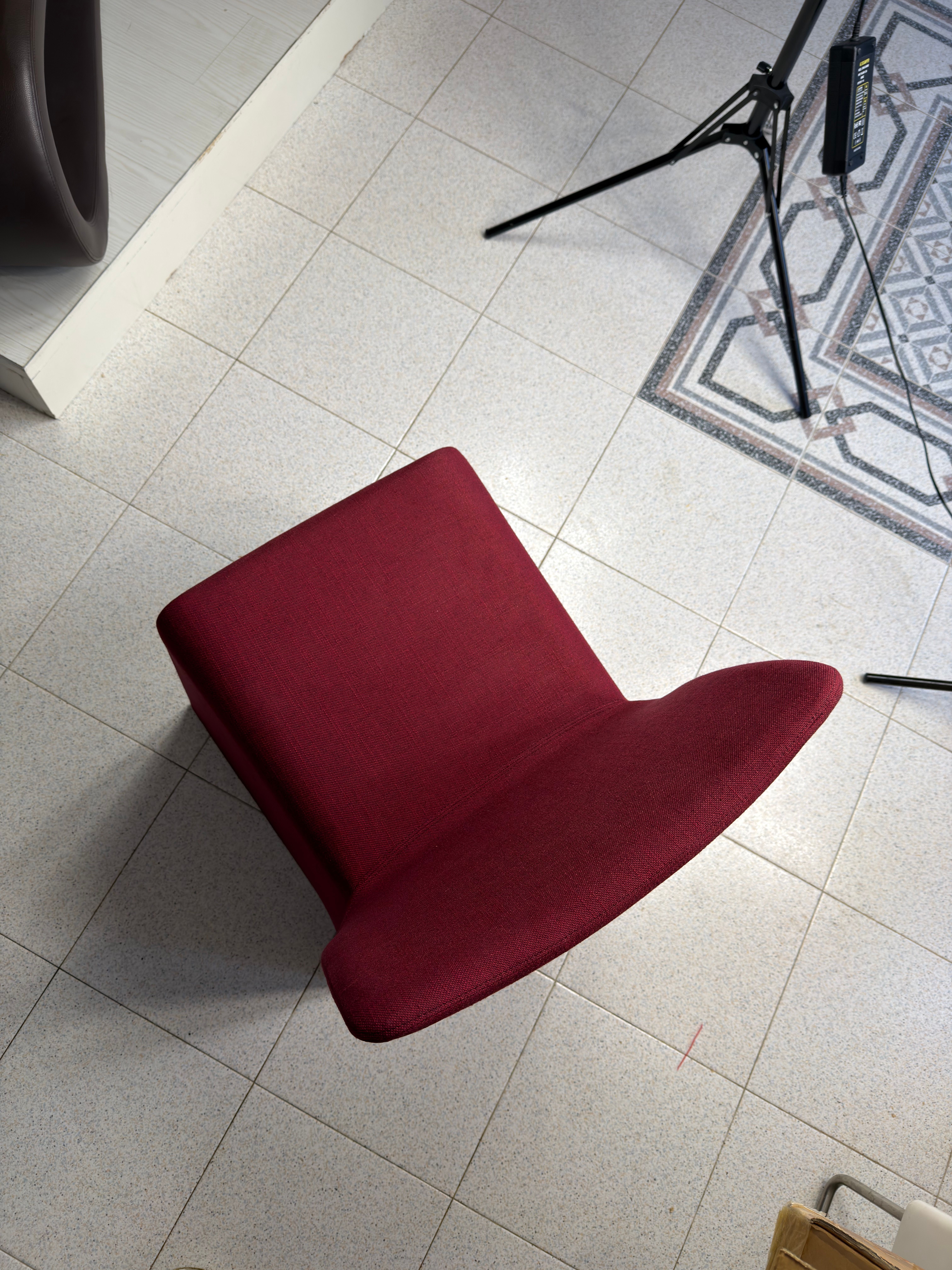 Coppia di poltroncine Glove in tessuto (rosso) Main