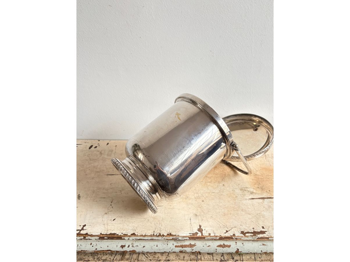 Aldo Tura Eiseimer Silber 1960er Vintage Details