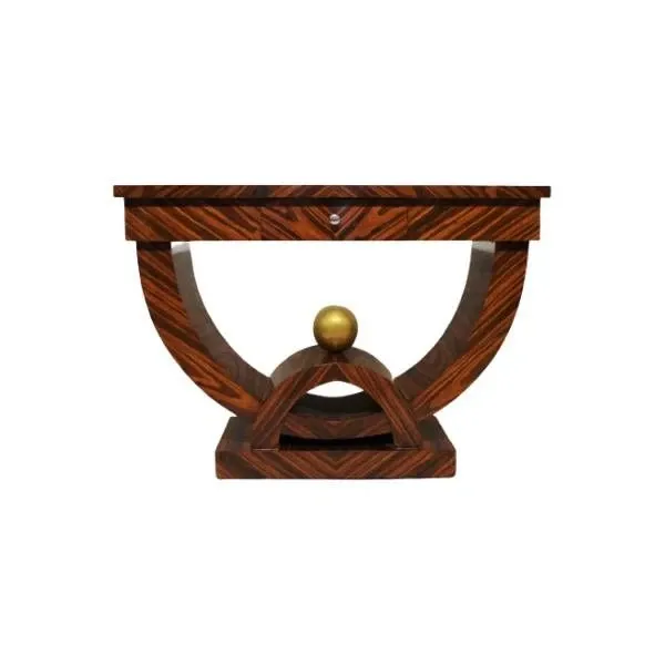 Vintage mahogany console table (1980s), image