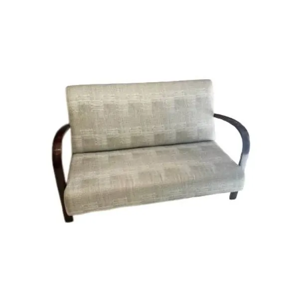 Vintage sofa in gray fabric (1950s), image